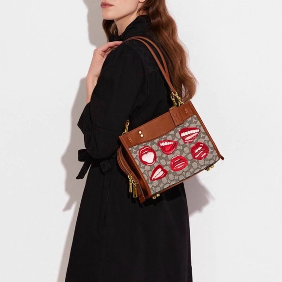 NWT AUTHENTIC Coach X Tom Wesselmann Rogue 25 In Signature Textile Jacquard - Picture 9 of 10